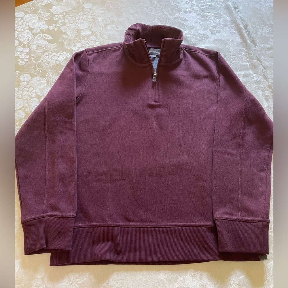 Eddie Bauer Quarter Zip Sweater